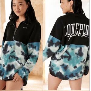 Pink Victoria's Secret Tie-Dye Pullover Sweat-Shirt Size XS